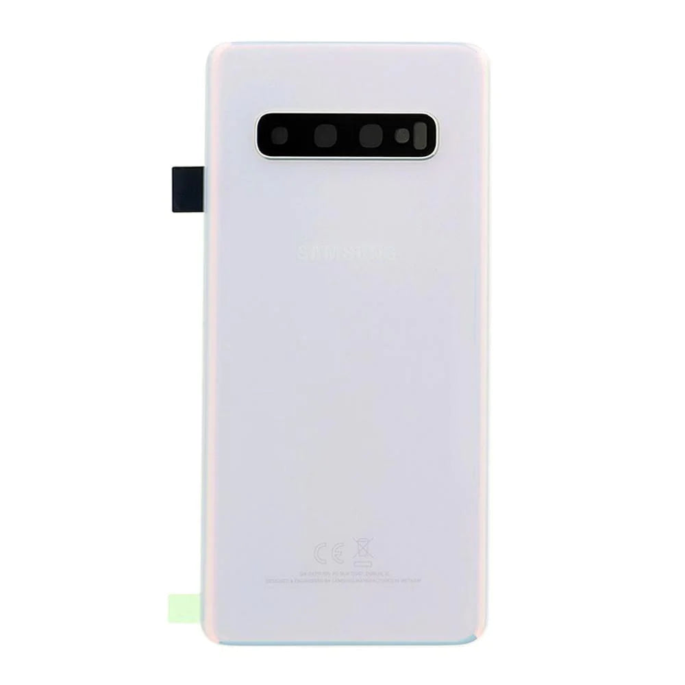 Rear Glass Back Cover for Samsung Galaxy S10 Plus Prism White